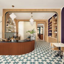 Lebanese restaurant in Brooklyn by Frederick Tang Architecture