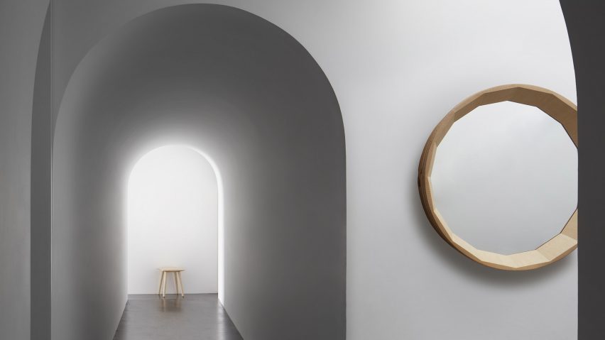 Heritage wall mirror by Studio Seitz