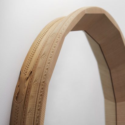 Heritage wall mirror by Studio Seitz