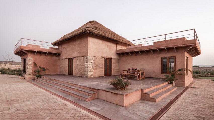 Terrace of Mud House by Sketch Design Studio