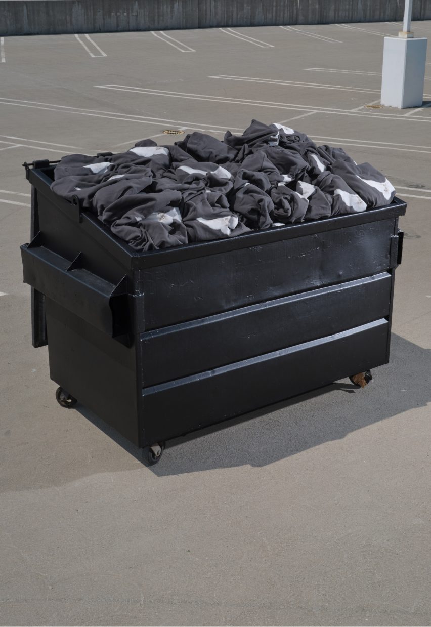 Yeezy Gap collection launched in waste bins at Herzog & de Meuron Miami car park