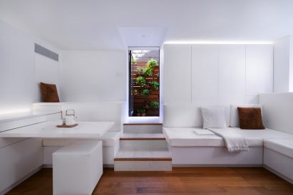 Micro apartment entrance