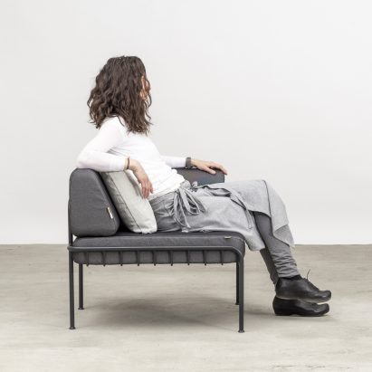 Photo of a woman sat on a chair