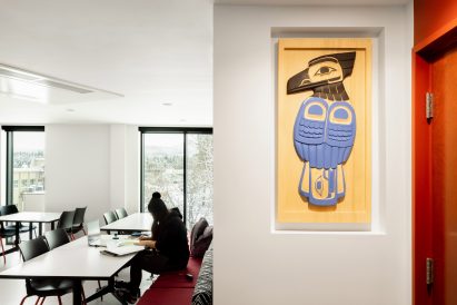 Carving in study room