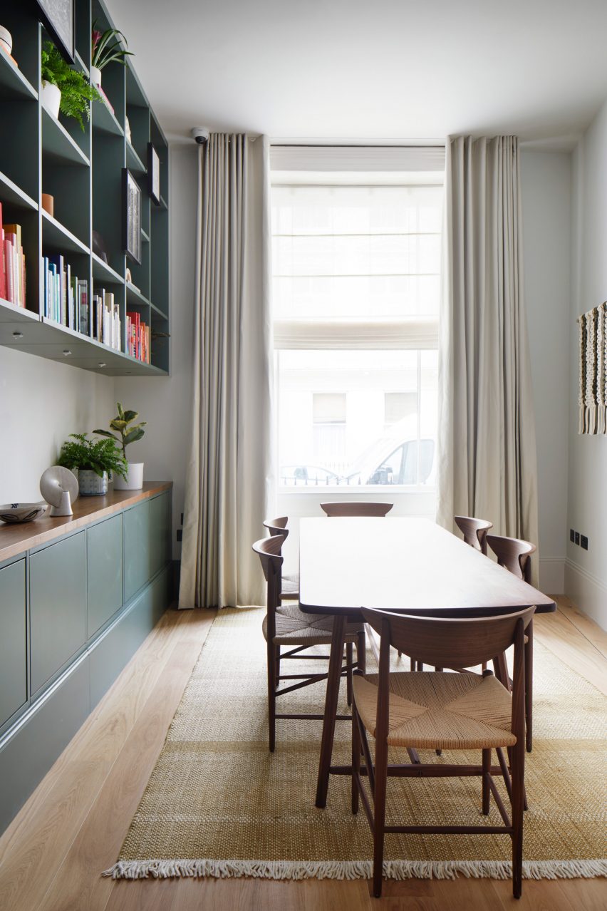 Library in Inhabit Queen's Gardens by Holland Harvey Architects