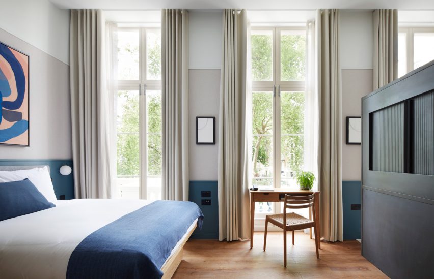Bedroom in Inhabit Queen's Gardens by Holland Harvey Architects