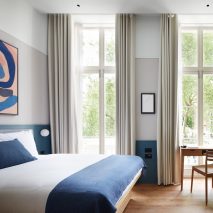 Bedroom in Inhabit Queen's Gardens by Holland Harvey Architects