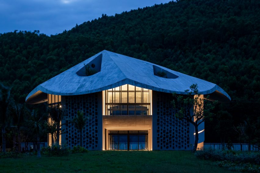 Exterior of The Kaleidoscope in Vietnam by Inrestudio