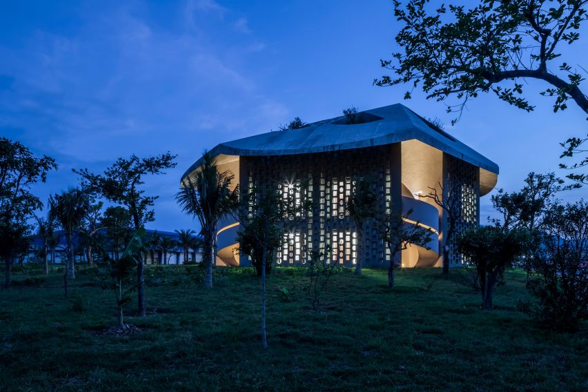 Exterior of The Kaleidoscope in Vietnam by Inrestudio