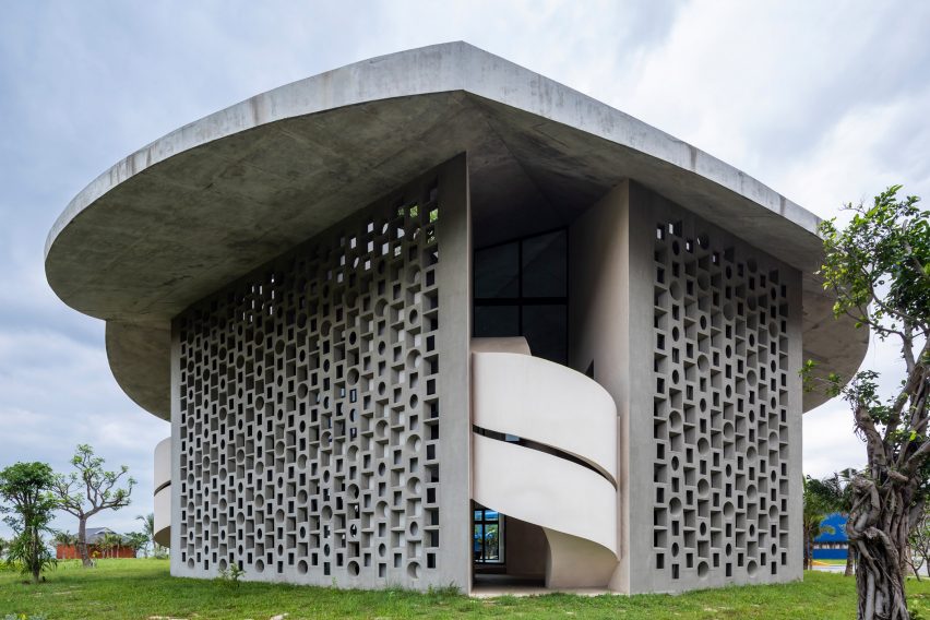 Exterior of The Kaleidoscope in Vietnam by Inrestudio