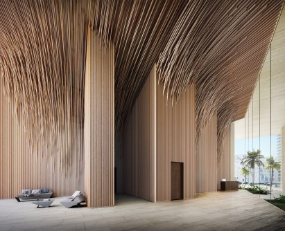 Frayed lattice work Kengo Kuma