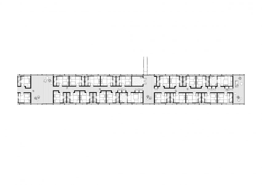 Plan of the Bundanon Art Museum by Kerstin Thompson Architects