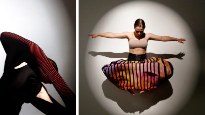 Flowing Fluid Costumes by Nina Baumann