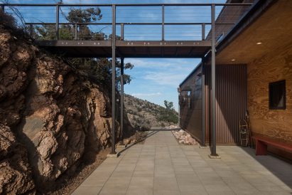 Weathering steel house