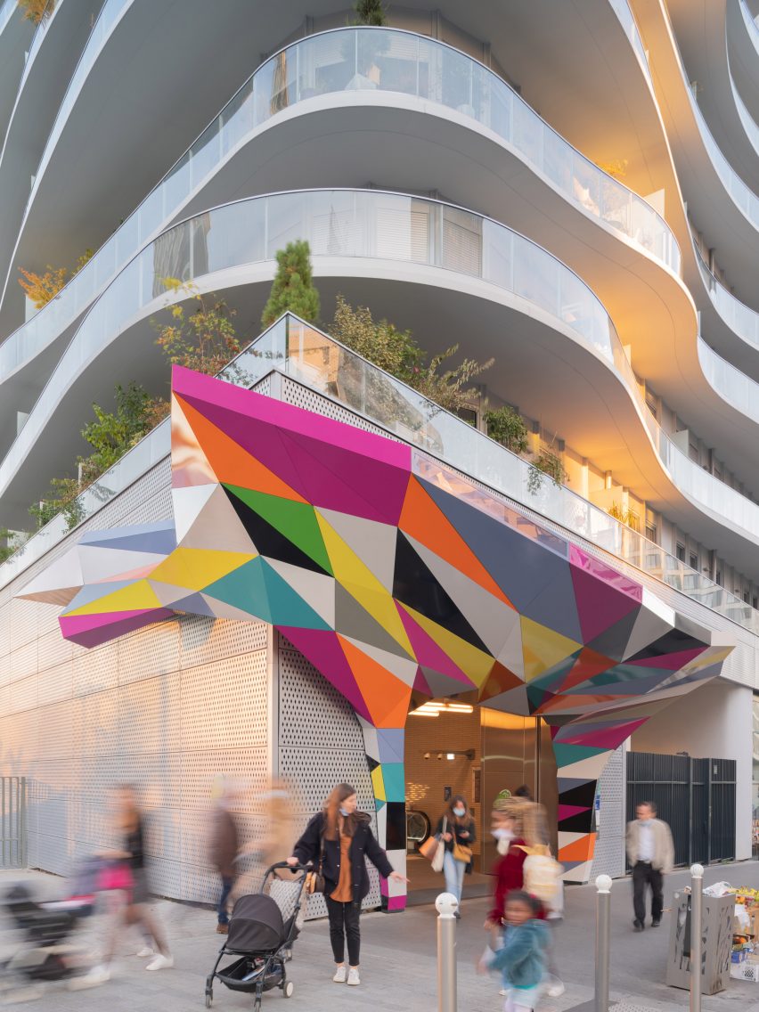 MAD housing at Clichy-Batignolles in Paris