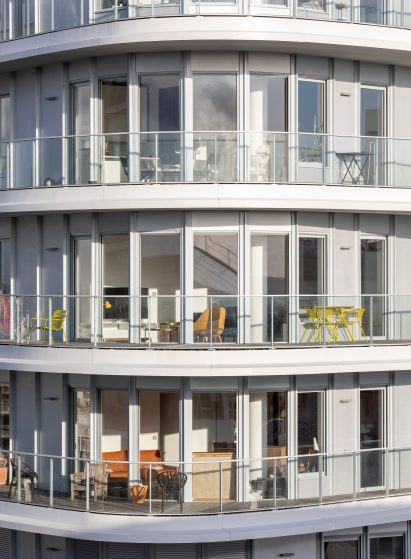 Balconies of Passivhaus MAD housing