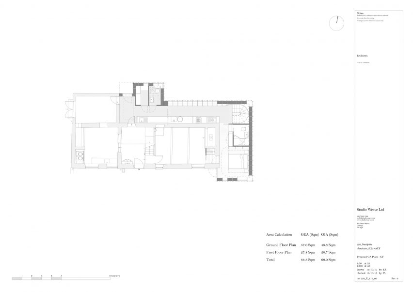 Ground floor plan of Made of Sand by Studio Weave