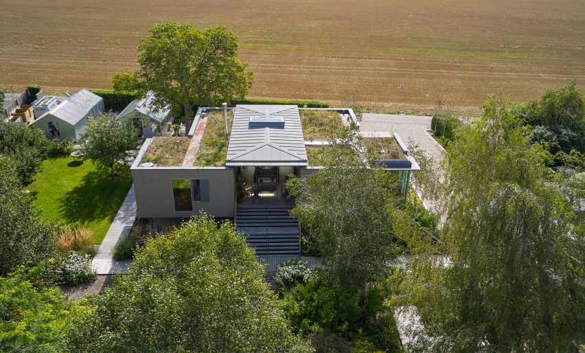 Aerial view of March House by Knox Bhavan