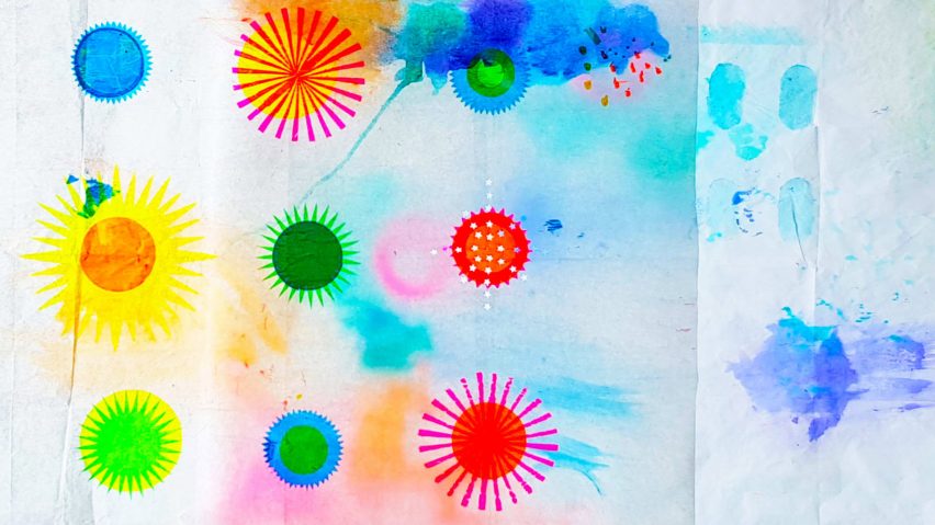 Colourful image by student at Central Saint Martins