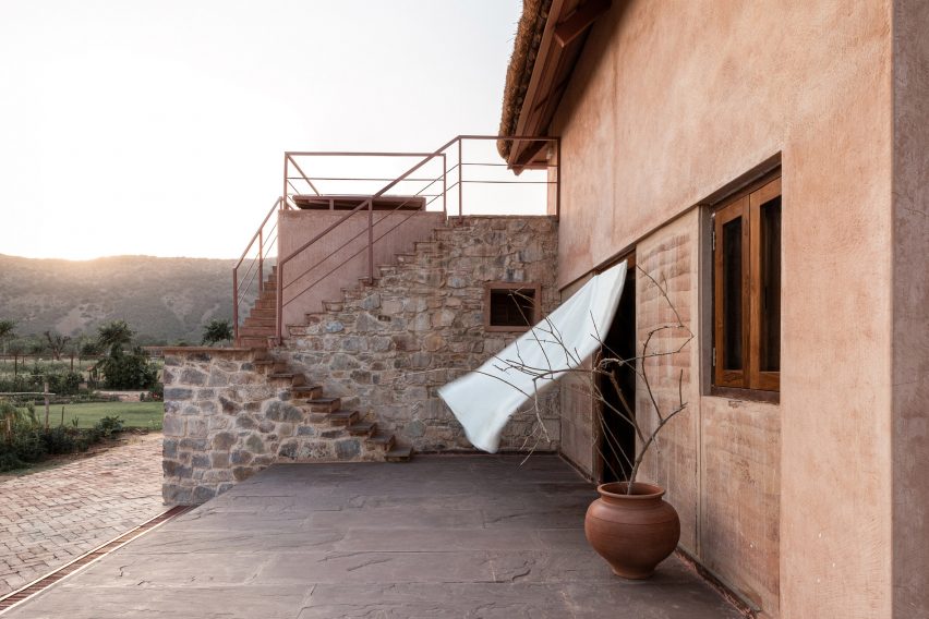 Terrace, Mud House by Sketch Design Studio