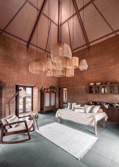 Living room, Mud House by Sketch Design Studio