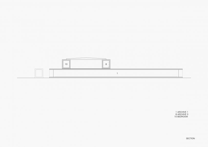 Culvert Guesthouse by Nendo plans