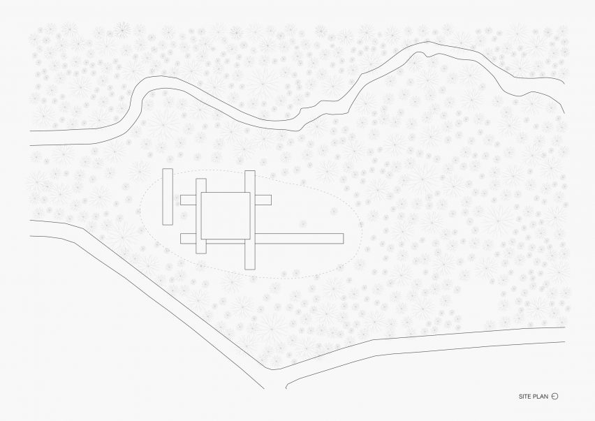 Culvert Guesthouse by Nendo plans
