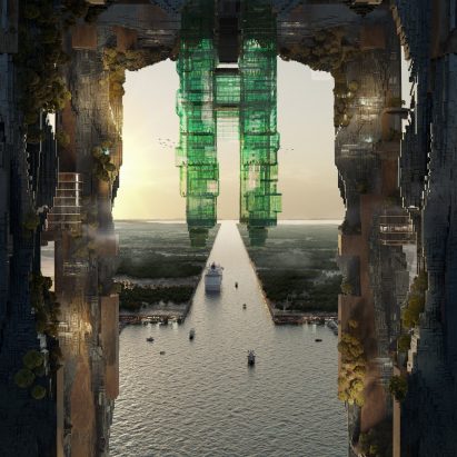Rendering of Hidden Marina