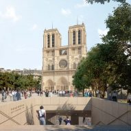 Render of Notre-Dame underground visitor centre