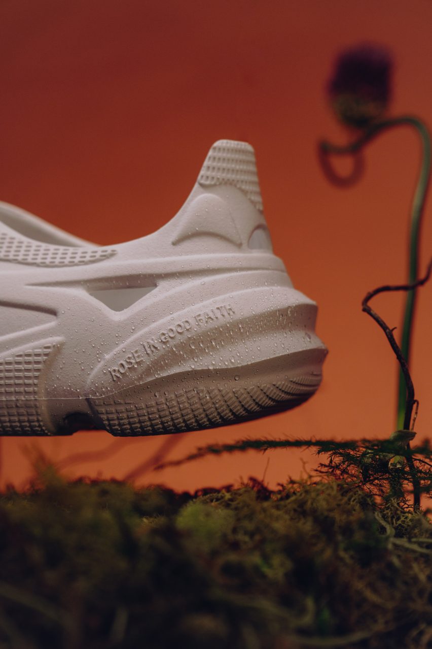 The back of a Plastic Soul shoe