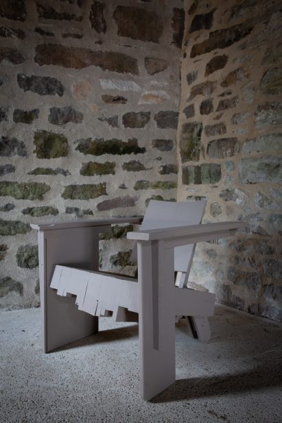 Grey chair by Rickard Whittingham