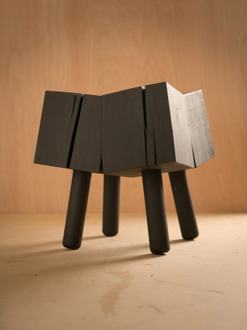 Stool from the (Re)imagining Aydon exhibition