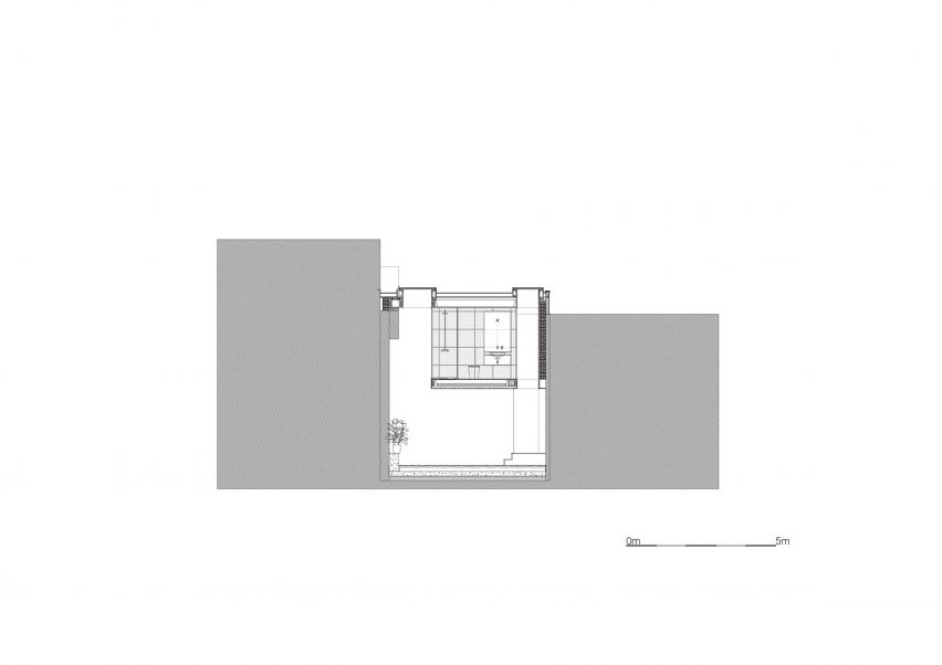 Section of Dublin house extension by Scullion Architects