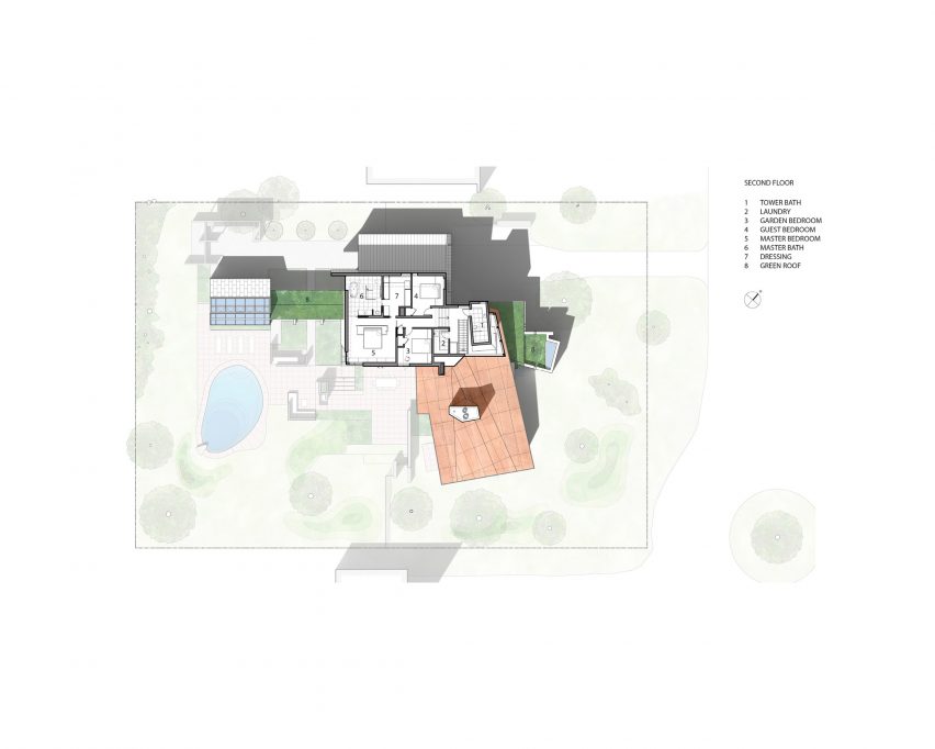 Second floor plan