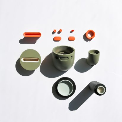 Components of the Snoot detector by Harriet Almond
