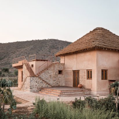 Exterior of Mud House by Sketch Design Studio