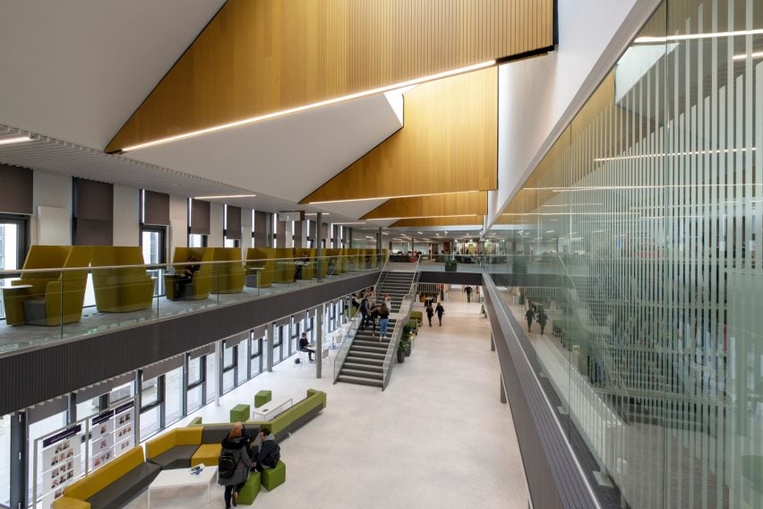 Forth Valley College – Falkirk Campus, by Reiach and Hall Architects, Scotland