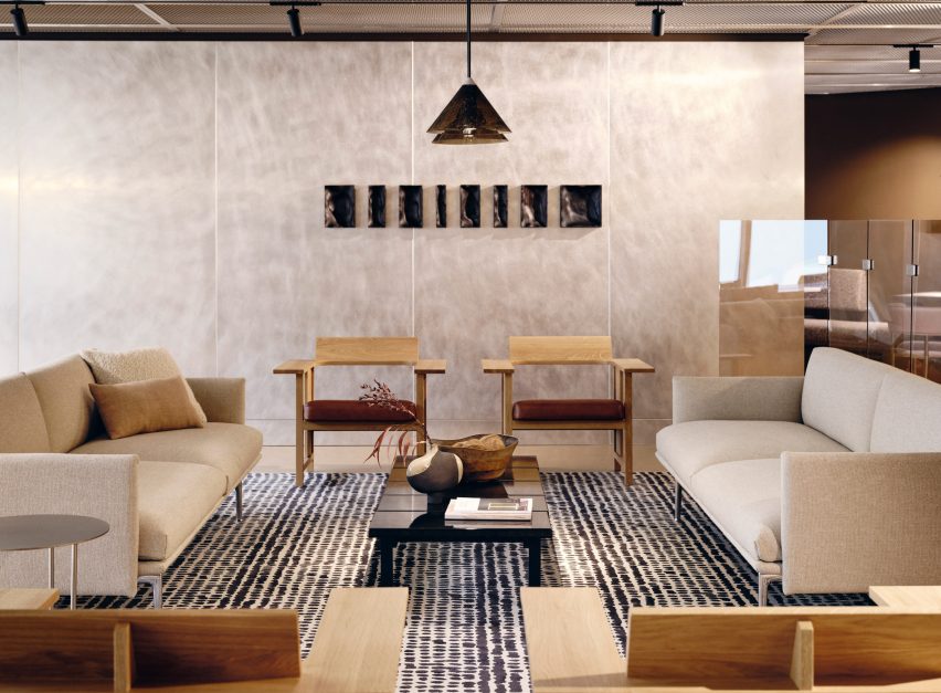 Seating in TOG at Borough Yards by Studio David Thulstrup