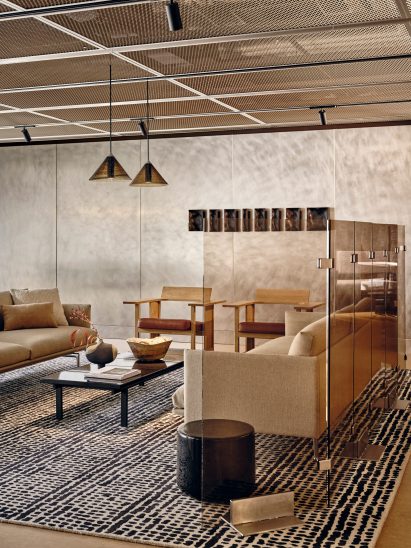 Lounge area in TOG at Borough Yards by Studio David Thulstrup