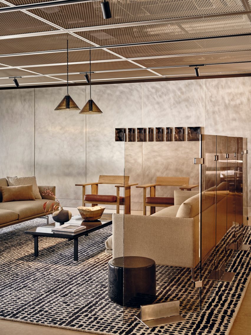 Lounge area in TOG at Borough Yards by Studio David Thulstrup