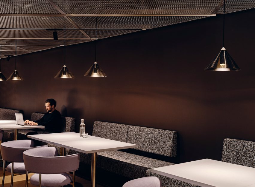 Black walls in TOG at Borough Yards by Studio David Thulstrup