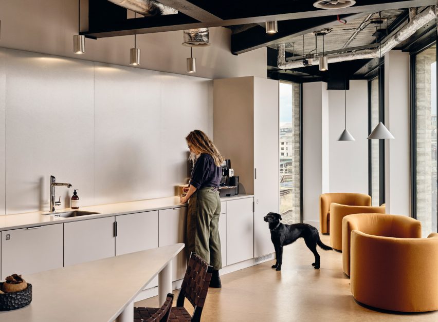 Breakout space in TOG at Borough Yards by Studio David Thulstrup