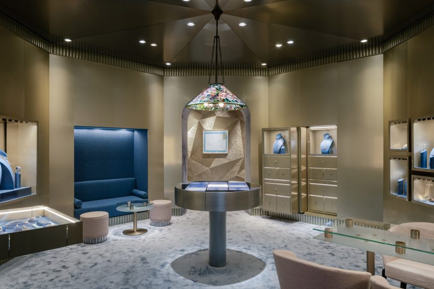 OMA designs Tiffany pop-up shop in Paris