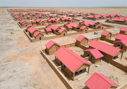 Nigerian village by Tosin Oshinowo