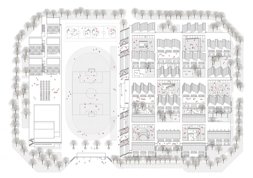 Quing Yi Jiang Road Elementary School by Trace Architecture Office
