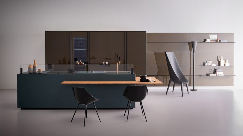 Artematica Soft Outline kitchen by Valcucine