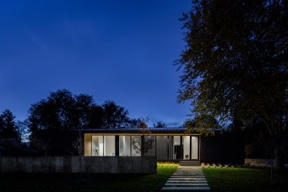 Blackened house