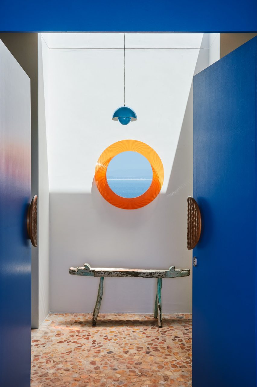 Interior of Yvette van Zyl's self-designed home in South Africa