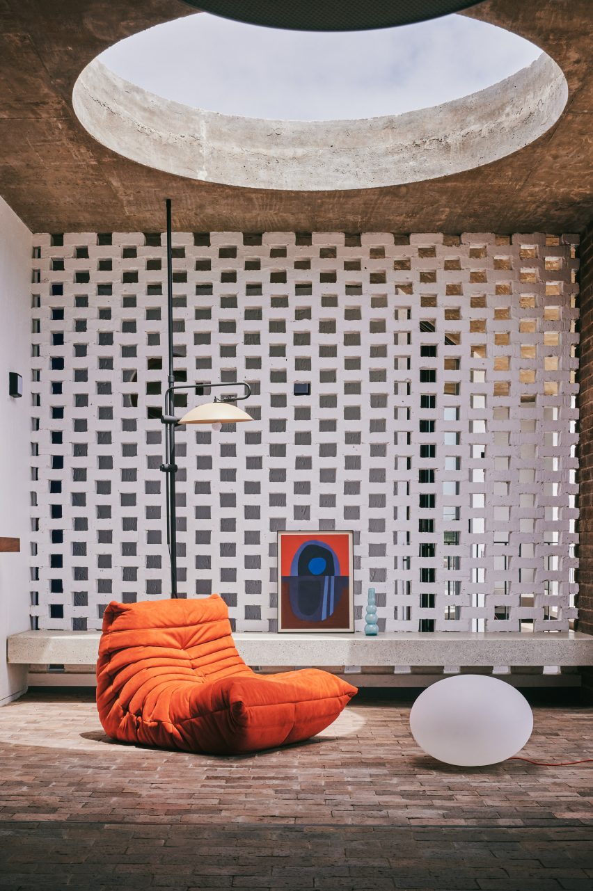 Exterior of Yvette van Zyl's self-designed home in South Africa