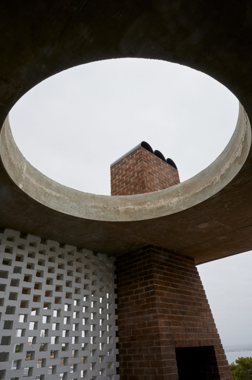 Exterior of Yvette van Zyl's self-designed home in South Africa
